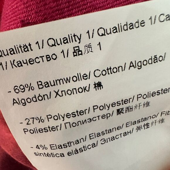 Escada Munich Gold Tag Womens Magenta Hot Pink Jeans Size 38 US 8-10 - Picture 13 of 15